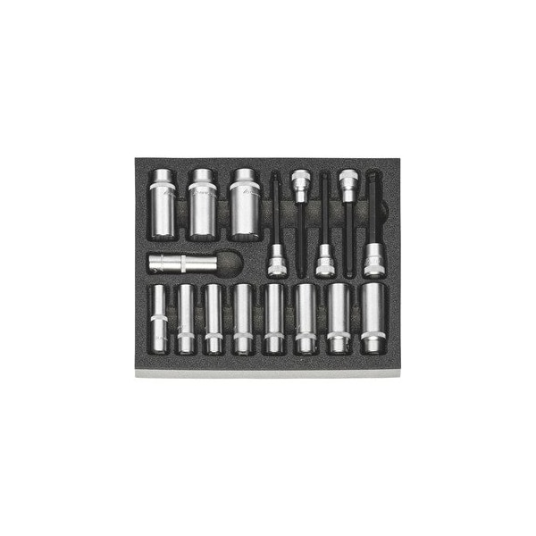 3/8 inch Drive Socket Set in Heavy Duty Foam, 17 Pc